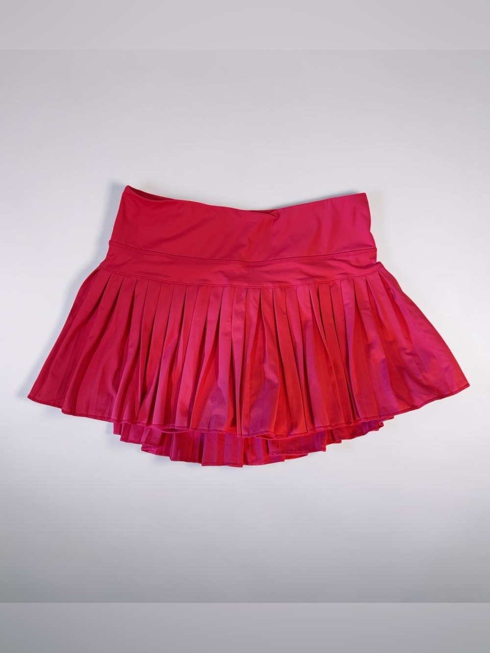 Goldhinge SOLIDHot Pink Pleated Skort size L